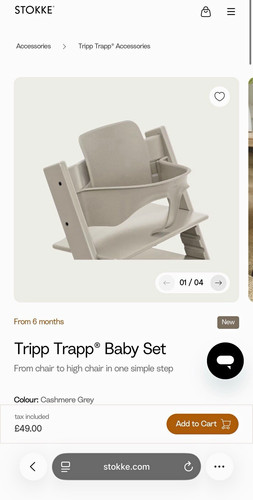 Stokke tripp trapp baby set - trapp,